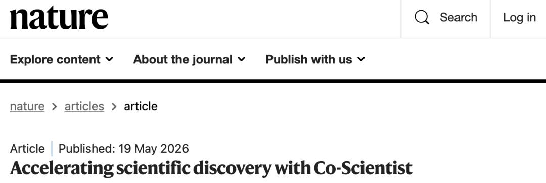5 月 19 日 Google 多篇论文发布，同日上线 Gemini for Science 工具集-第3张图片-开云手机入口官网下载-开云app官方最新下载--V3.6.9